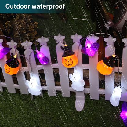 Halloween Decoration String Lights, different styles of Halloween Decoration String Lights, with lightning and constant lights to create a mysterious and phantom atmosphere, suitable for courtyards, gardens, doors, and Halloween decorations