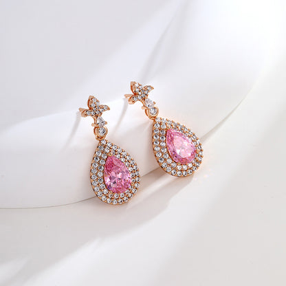 Teardrop Earrings, Gemstone Earrings Available in Multiple Colors